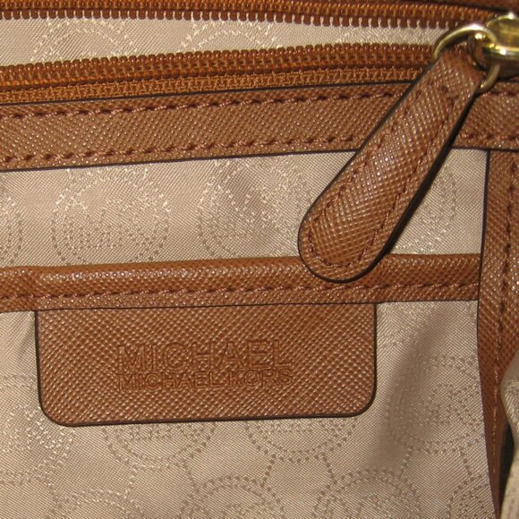 Michael Kors Kempton Nylon Tote Bag, Tan Brown - Picture 10 of 11